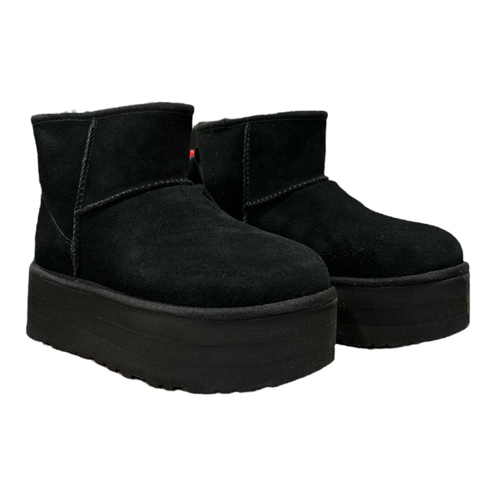 UGG Women's Pull-On Wool Plush Lined Classic Mini Platform Boots