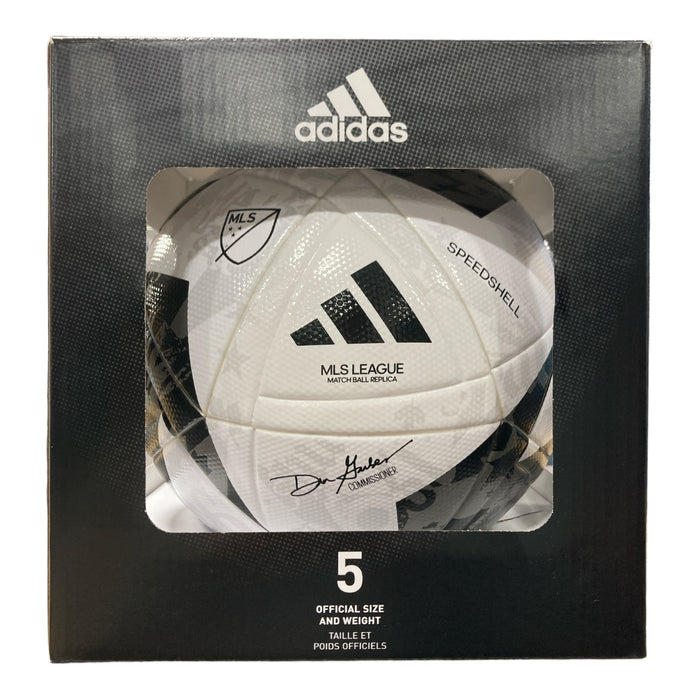 Adidas MLS NFHS League Soccer Ball Official Size and Weight, Size 5 White/Black