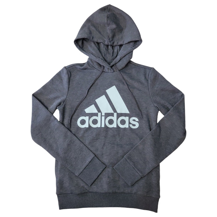 Adidas Women's Warm & Comfortable Kangaroo Pocket Big Logo Hoodie