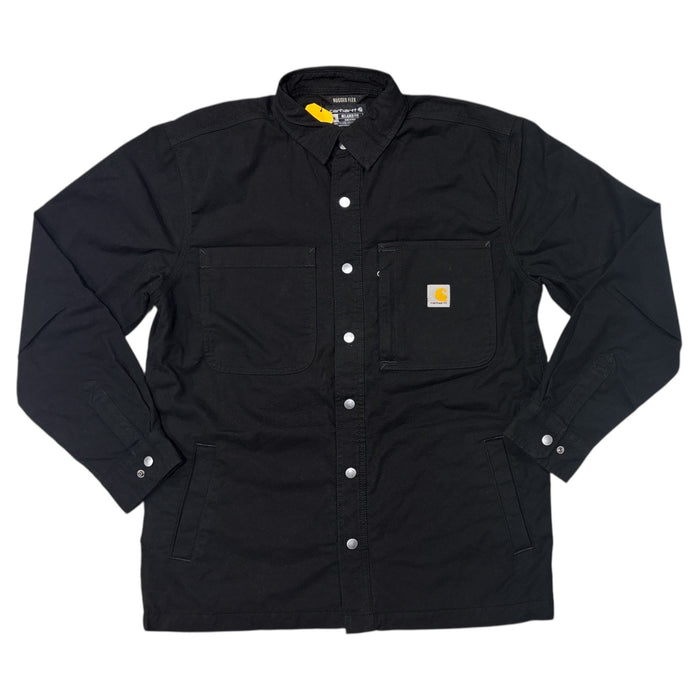 Carhartt Men's Relaxed Fit Rugged Flex Fleece Lined Shirt Jacket, TJ5532-M