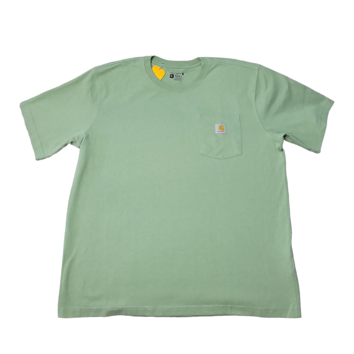 Carhartt Men's Soft Crew Neck Relaxed Fit Short Sleeve Front Pocket Tee