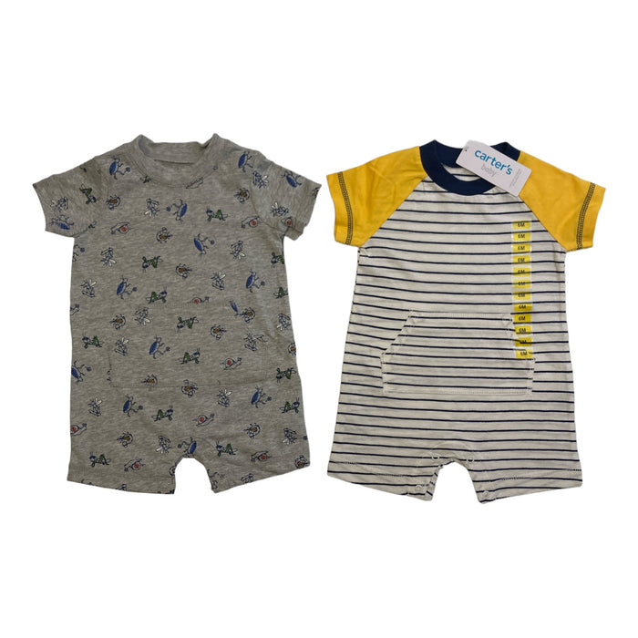 Carter's Boys Toddler 2 Piece Snap Closure Cotton Bodysuit Set