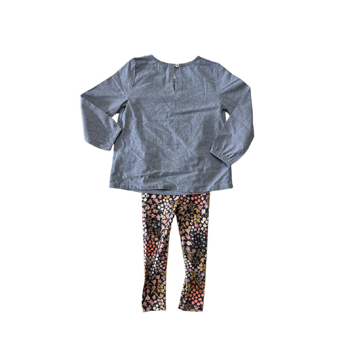 Carter's Baby Girl 2-Piece Long Sleeve Top & Legging Playwear Set