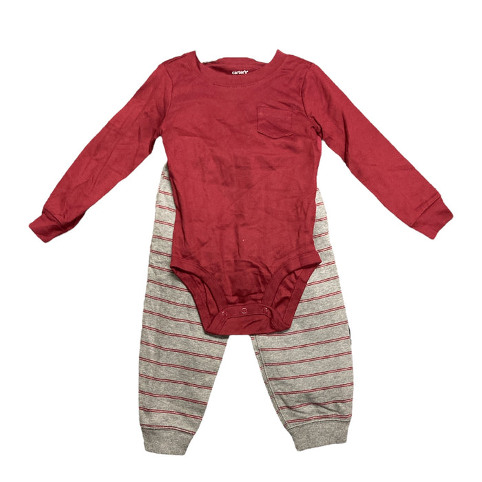 Carter's Baby Boy's 4-Piece Long Sleeve Bodysuits & Jogger Pants Set