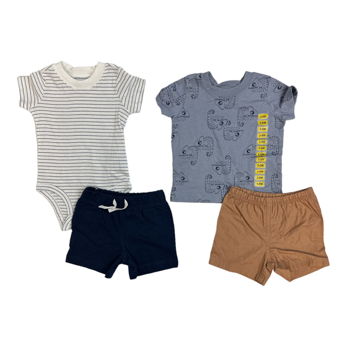 Carter's Baby & toddler Boy's 4-Piece Short Sleeve & Shorts Playwear Set