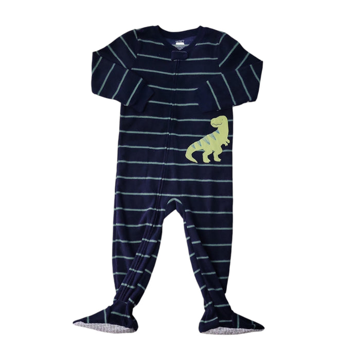 Carter's Boys One-Piece Fleece Zipper Long Sleeve Footie Pajama