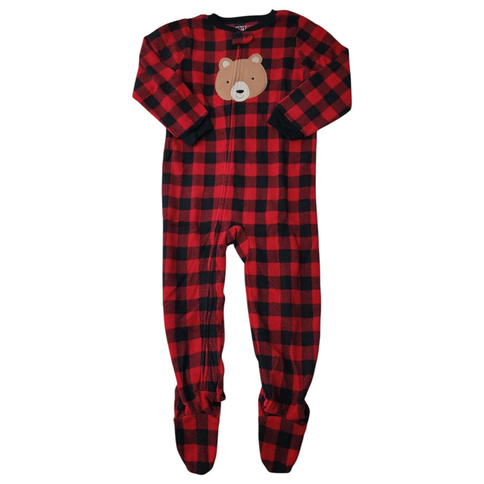 Carter's Boys One-Piece Fleece Zipper Long Sleeve Footie Pajama