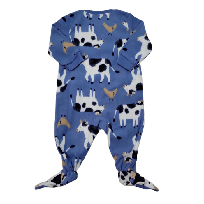 Carter's Boys One-Piece Fleece Zipper Long Sleeve Footie Pajama