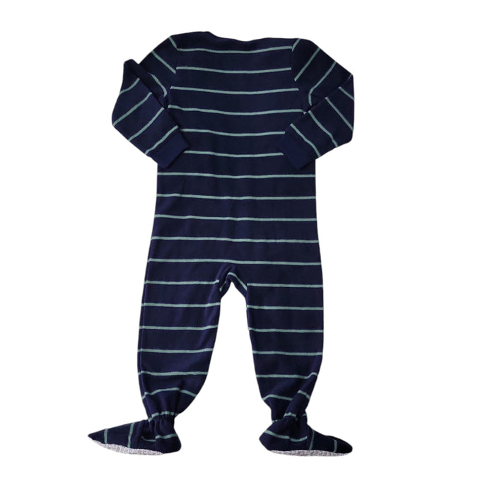 Carter's Boys One-Piece Fleece Zipper Long Sleeve Footie Pajama