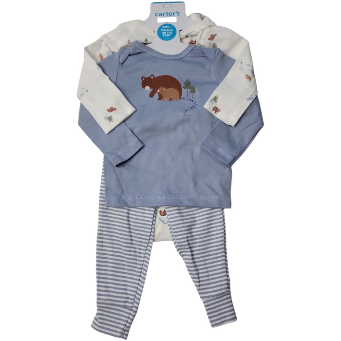 Carter's Boys 3-Piece Long Sleeve Bodysuit Pant Set