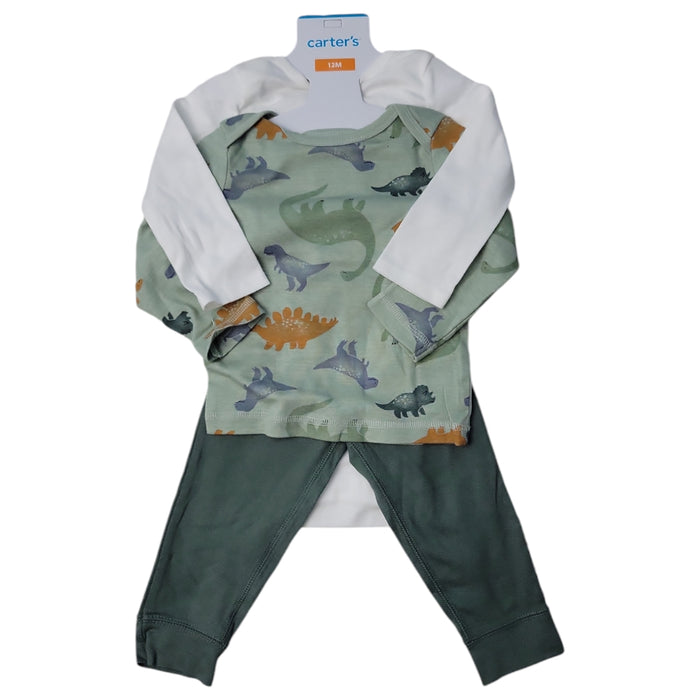 Carter's Boys 3-Piece Long Sleeve Bodysuit Pant Set