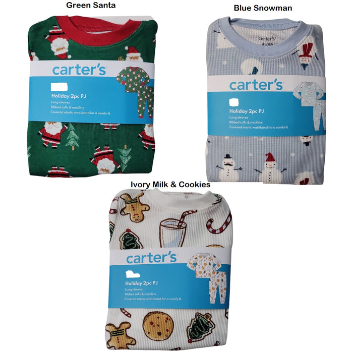 Carter's Baby & Toddler 2-Piece Holiday Soft Breathable Pajama Set