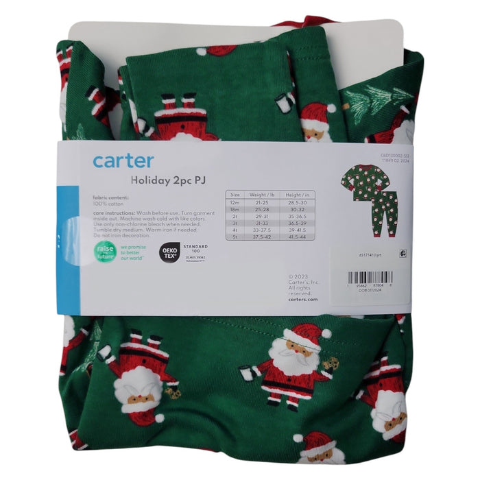 Carter's Baby & Toddler 2-Piece Holiday Soft Breathable Pajama Set