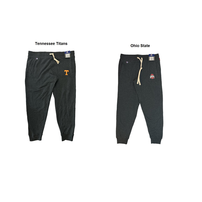 Champion Women's NCAA Team Print Logo Fleece Lined Jogger Pants