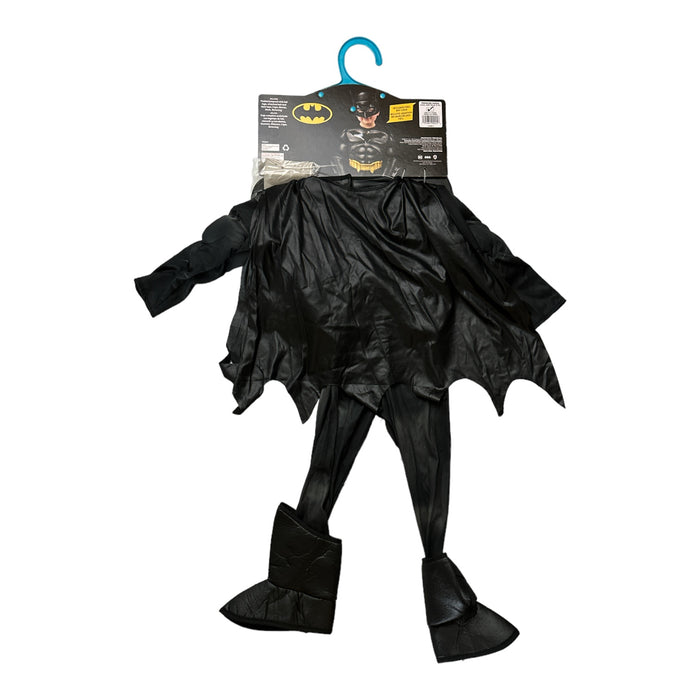 DC Batman Boys Jumpsuit, Cape, Mask, Boot Tops & Gloves Halloween Costume