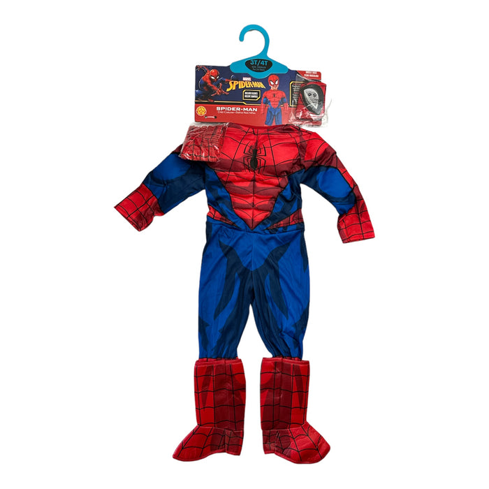 Spiderman Boy's Deluxe 3D Halloween Premium Styled Costume