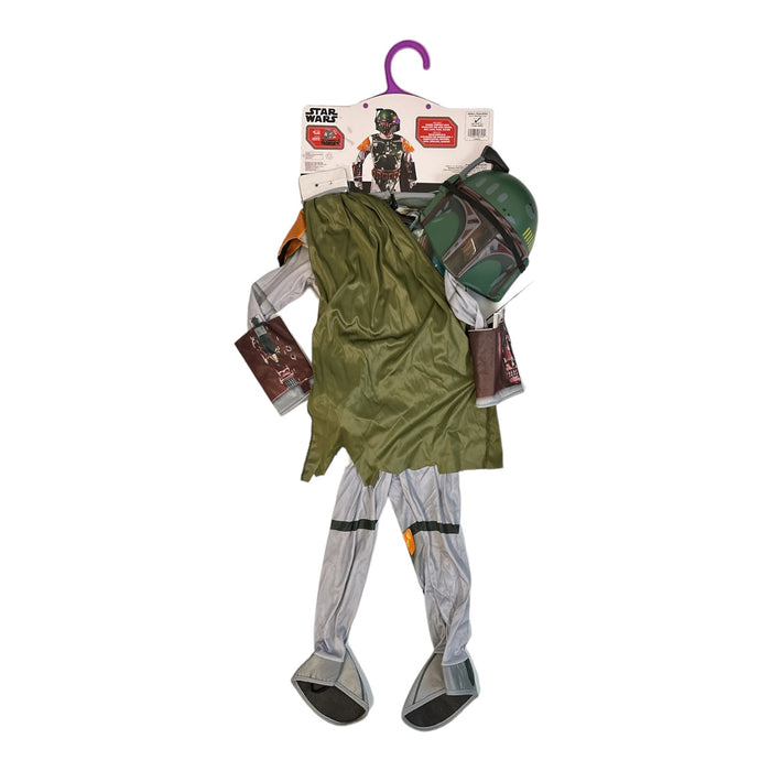 Rubies Star Wars Boba Fett Boy's Jumpsuit, Cape, Mask & Gloves Dress Up Costume