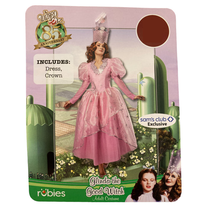 Rubies Women's Wizard of Oz Glinda the Good Witch Costume, with Dress & Crown