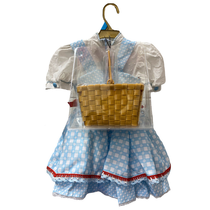 Rubies Kids Wizard of Oz Dorothy Premium Costume, with Dress, Basket, Plush Toto