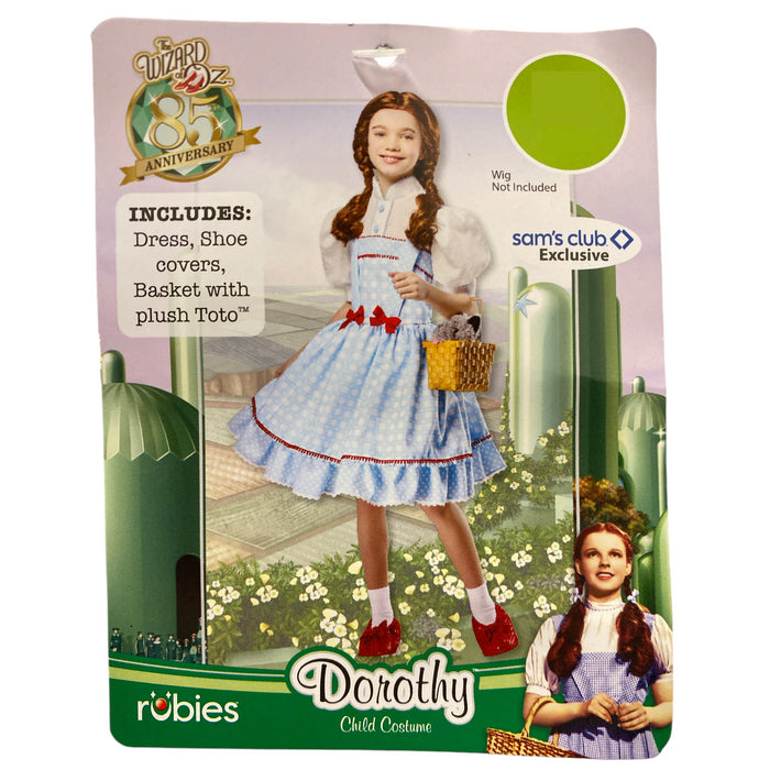 Rubies Kids Wizard of Oz Dorothy Premium Costume, with Dress, Basket, Plush Toto