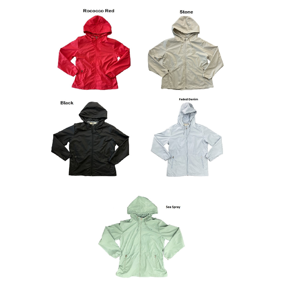 WP Weather Proof Women s Casual Lightweight Hooded Rain Jacket Ewirelessgear