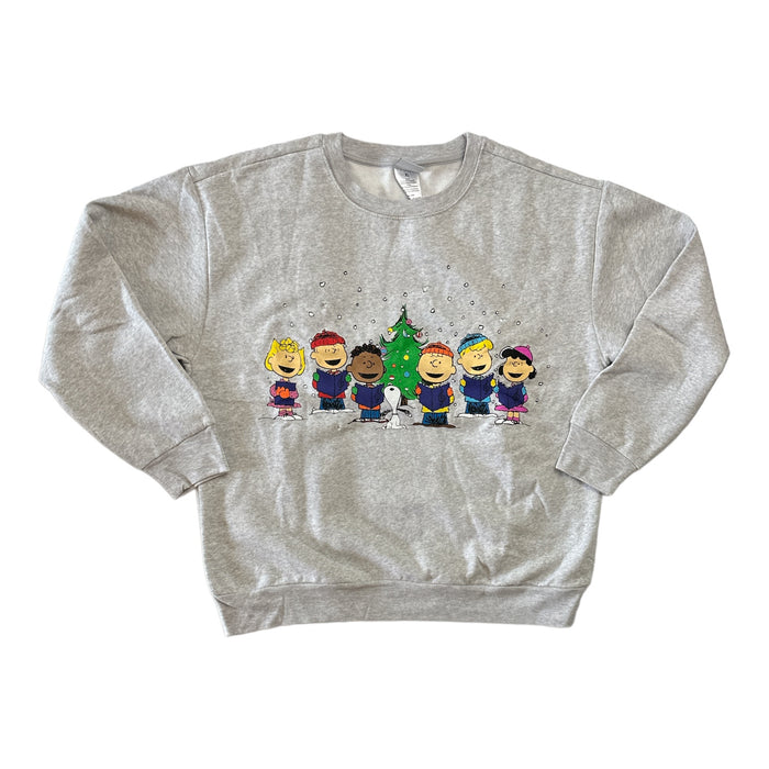 Peanuts Women s Graphic Print Light Up Pullover Crewneck Sweatshirt Ewirelessgear