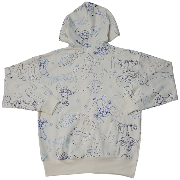 Women's Character Pockets Embroidered Zip Hoodie Jacket