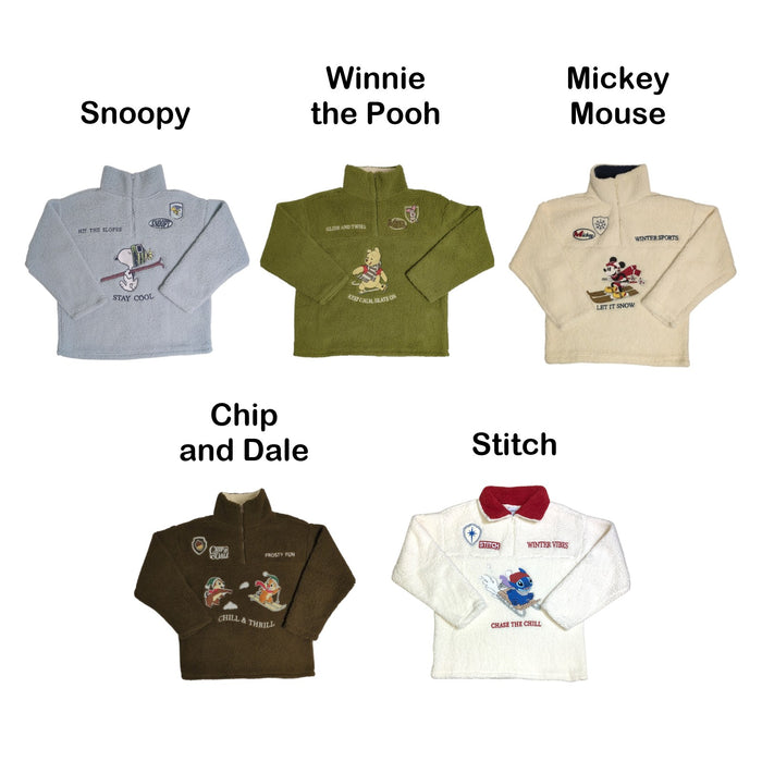 Freeze Women's Licensed Character Ultra Soft Mock Neck Sherpa Fleece Pullover