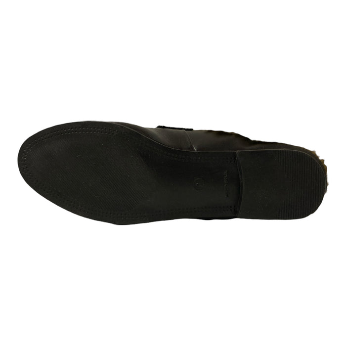 Steve Madden Women's Padded Faux Fur Lined Slip-On Mule Statement Shoe