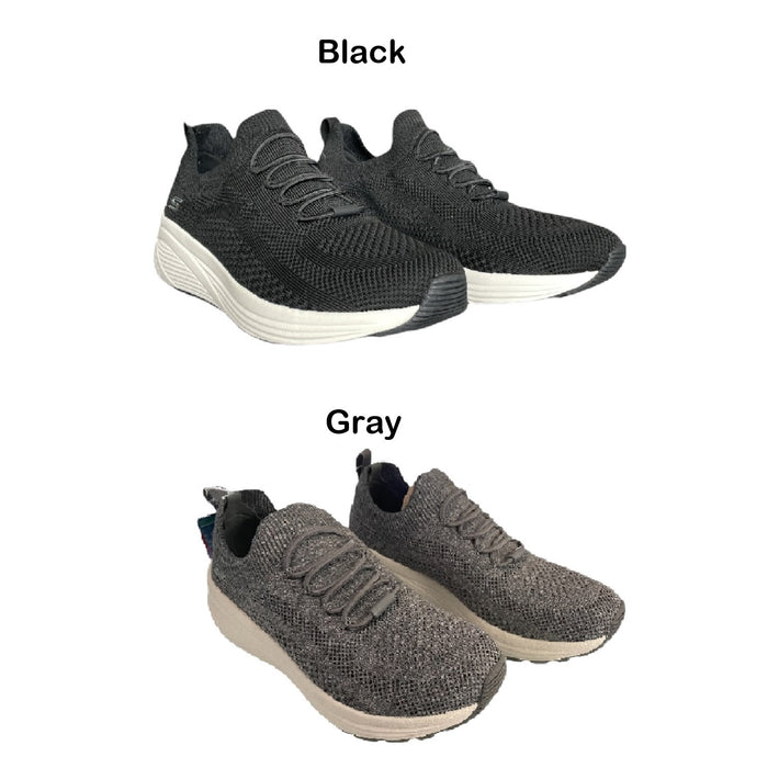 Skechers Women's Knit Mesh Stretch Fit Sparrow 2.0 Sporty Memory Foam Sneaker