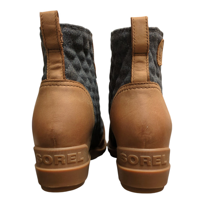 Sorel Women's Evie II NW Leather & Canvas Lace Up Boot