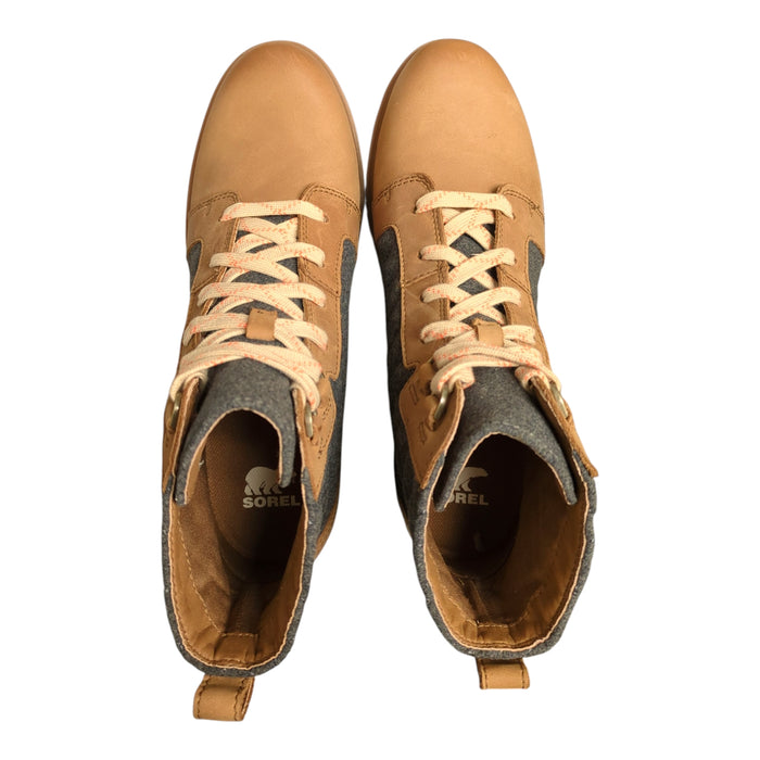 Sorel Women's Evie II NW Leather & Canvas Lace Up Boot