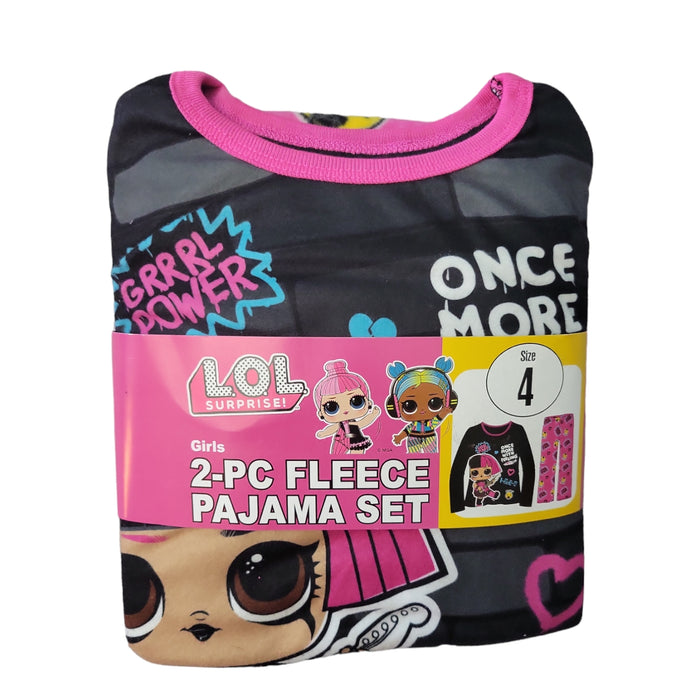 Girls Fleece Super Soft Cozy Warm Comfortable 2- Piece Pajama Set