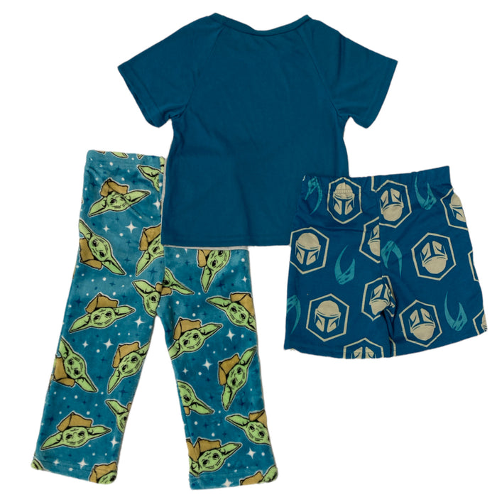 Disney's Star Wars Mandalorian Short Sleeve 3 Piece Pajama Set