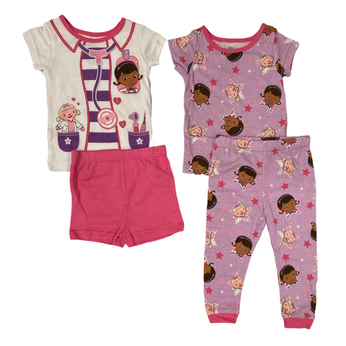 Disney Junior Doc McStuffins Toddler Girl's 2 Cotton Pajama Sets