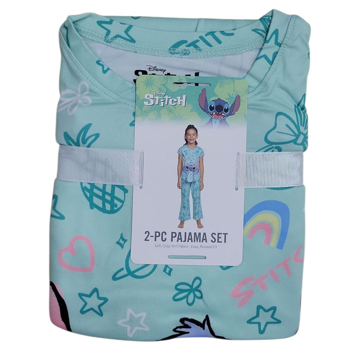 Character Girl's 2-Piece Short Sleeve Top & Jogger Pajama Set