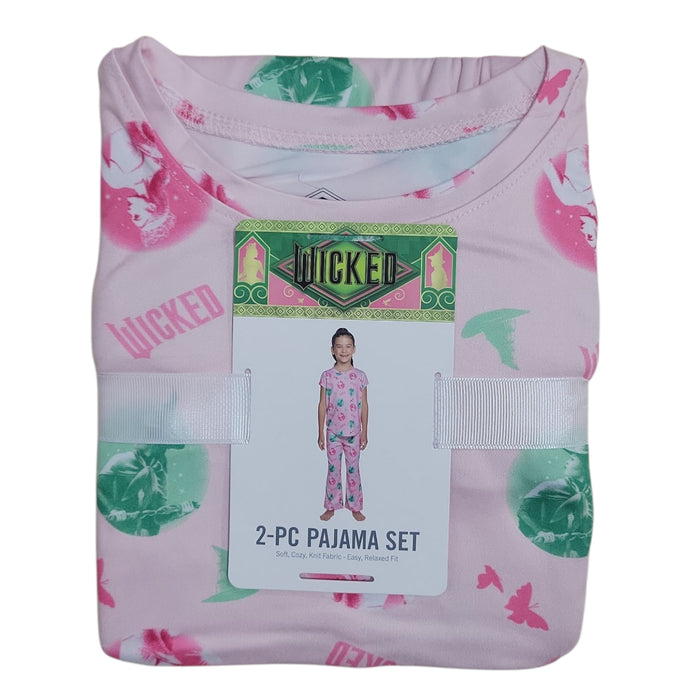 Character Girl's 2-Piece Short Sleeve Top & Jogger Pajama Set