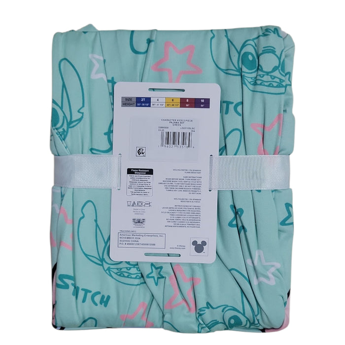 Character Girl's 2-Piece Short Sleeve Top & Jogger Pajama Set