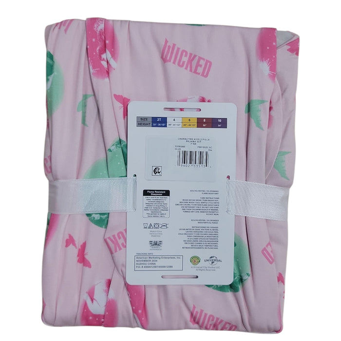 Character Girl's 2-Piece Short Sleeve Top & Jogger Pajama Set