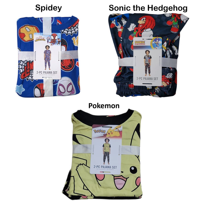 Character Boys 2-Piece Short Sleeve Top & Jogger Pajama Set