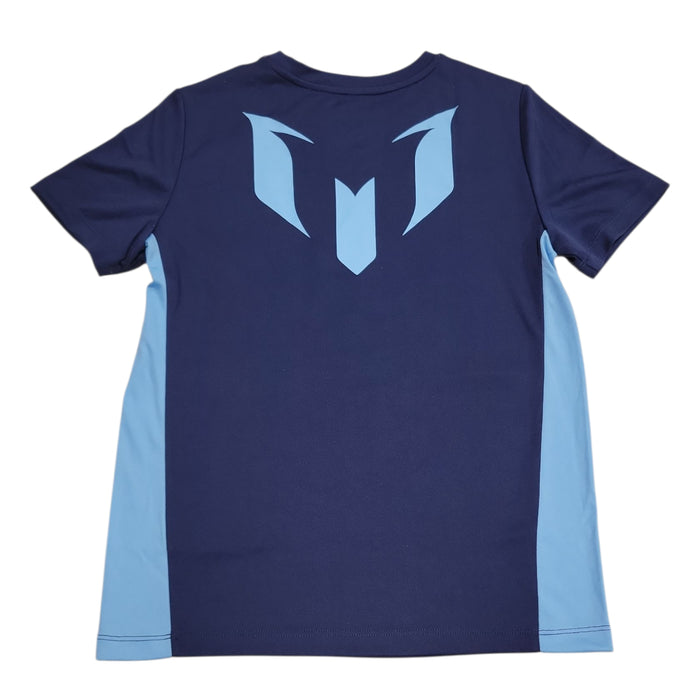 Messi Kids Lightweight Graphic Print Crew Neck Short Sleeve Tee