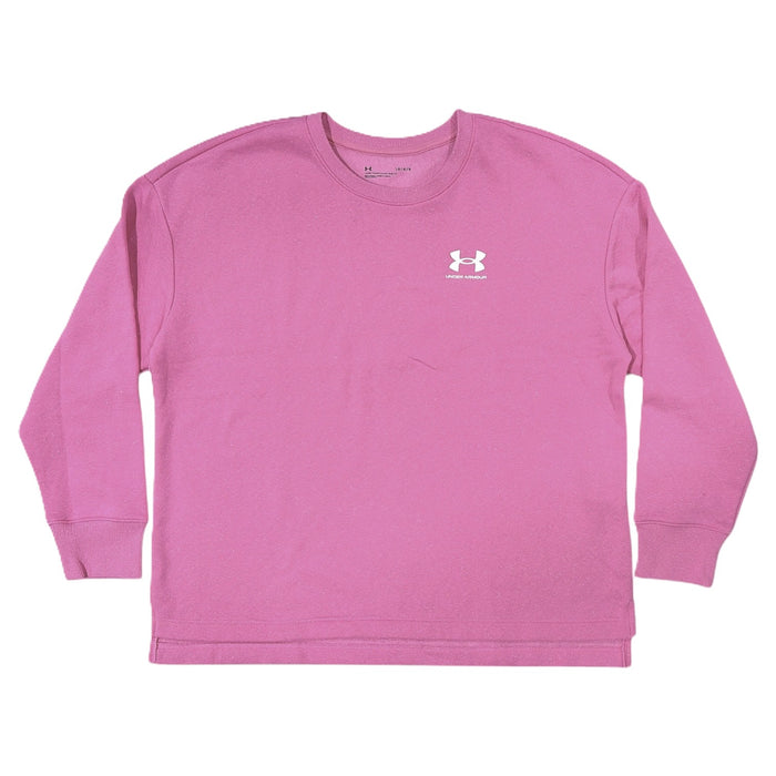 Under Armour Women's Rival Oversized Loose Fit Crew Neck Sweatshirt