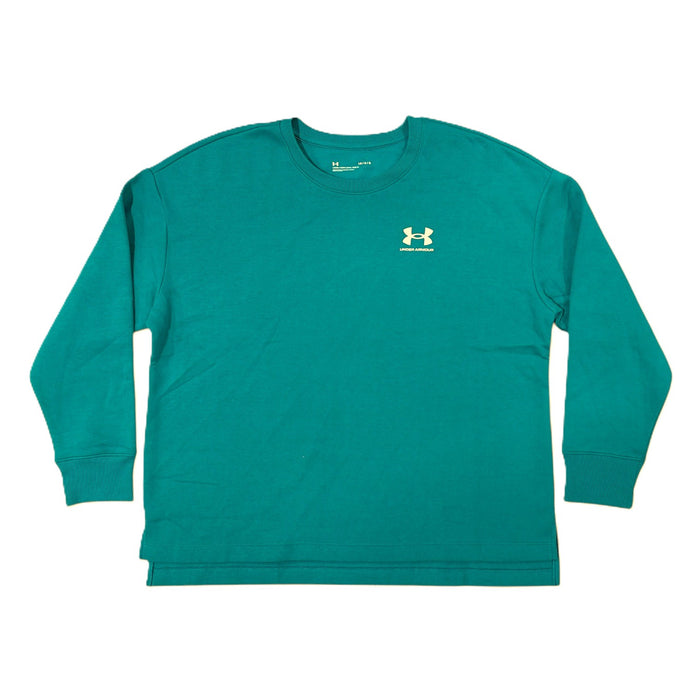 Under Armour Women's Rival Oversized Loose Fit Crew Neck Sweatshirt