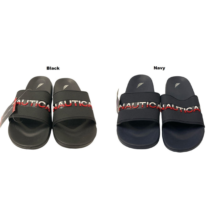 Nautica Men's Light Weight Cushioned Sole Pool Slide