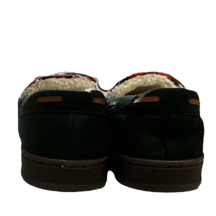 FOCO Women's NCAA Fleece Lined Comfort Moccasin Style Slippers