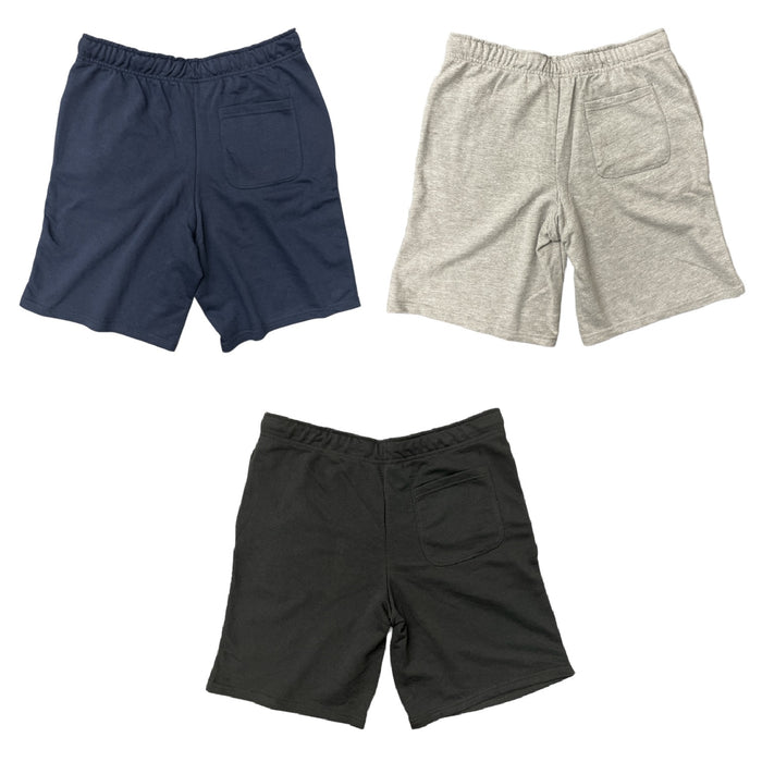 Champion Men's 10" Inseam French Terry Shorts w/ Drawstring Waist & Pockets