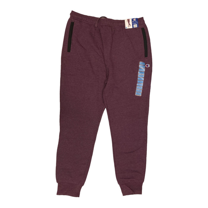 Champion Men's Drawcord Easy Care Soft Fleece Woven-Mix Jogger