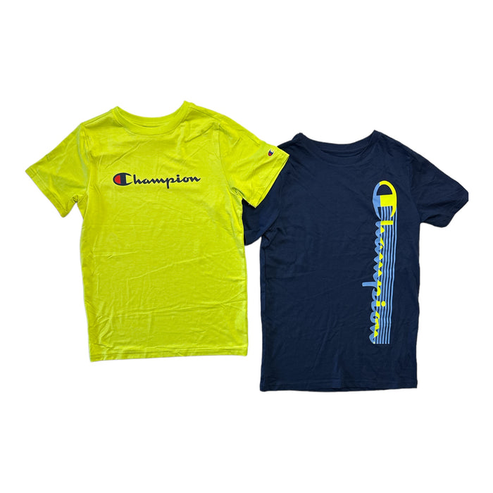 Champion Boy's 2-Pack Short Sleeve Crewneck Athletic Tees