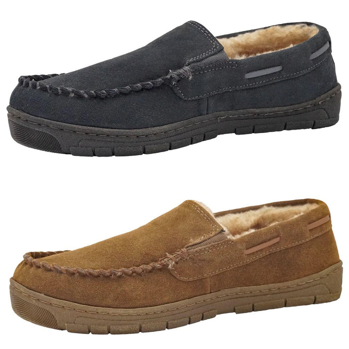 Eddie Bauer Men's Westhaven Memory Foam Suede Slipper