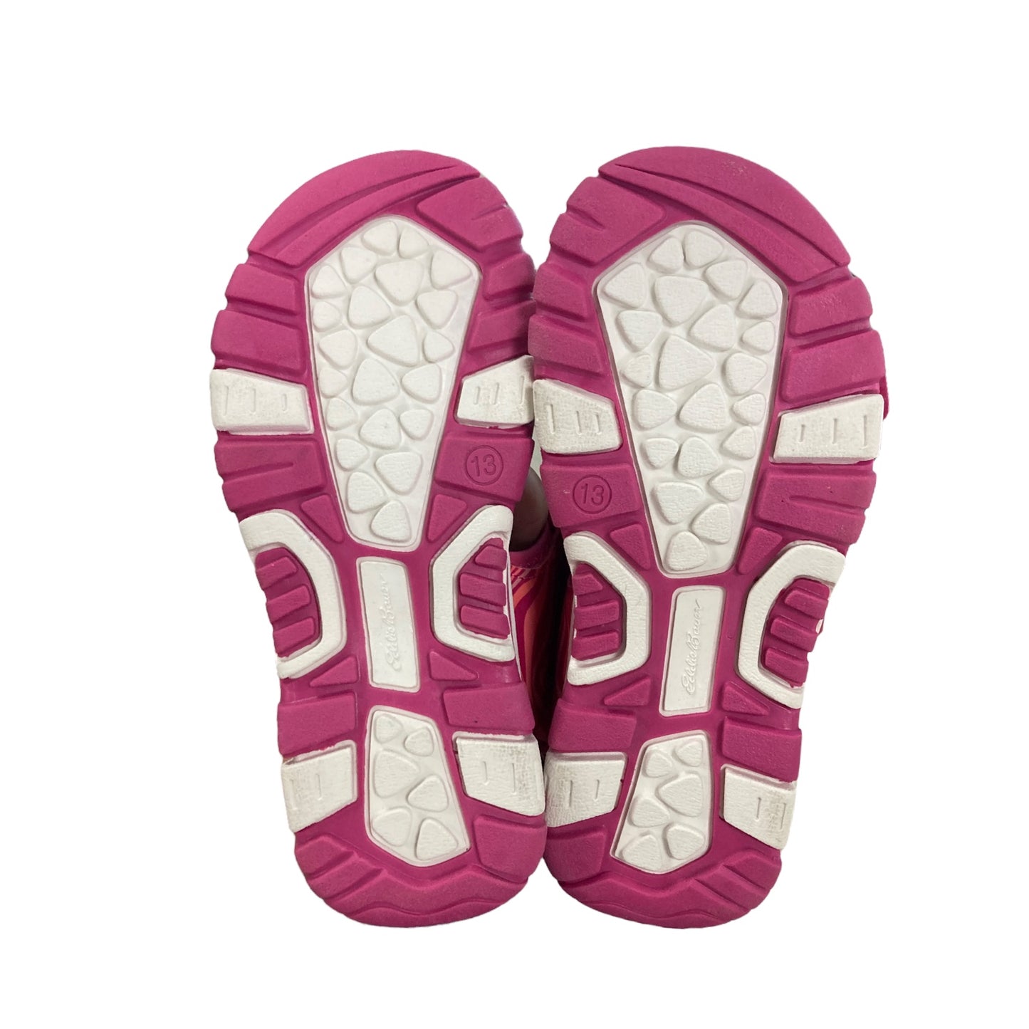 Eddie Bauer Big Girl's Adjustable Strap Jordan River Sandal, Pink Waves